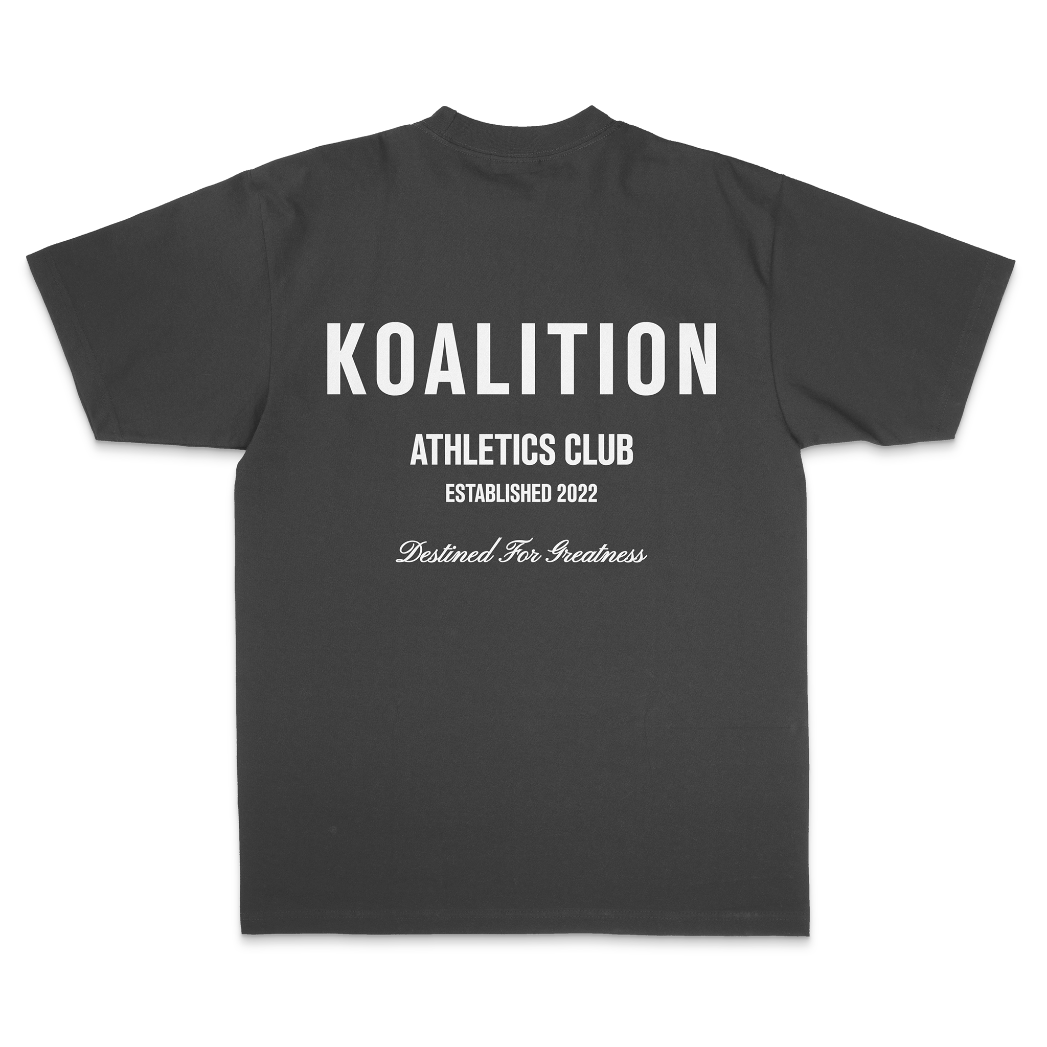 Athletics Club T-shirt in Vintage Black