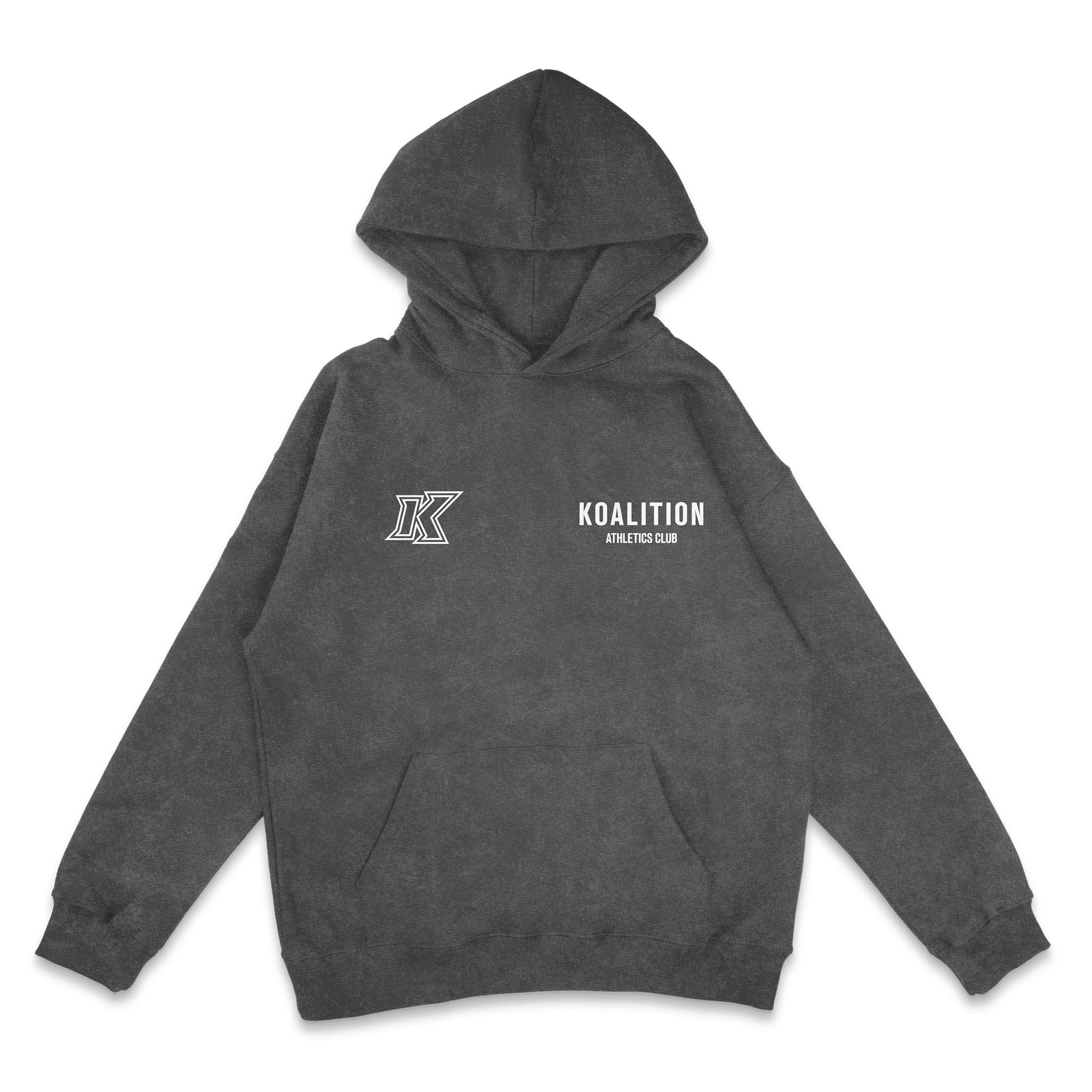Athletics Club Hoodie in Vintage Black