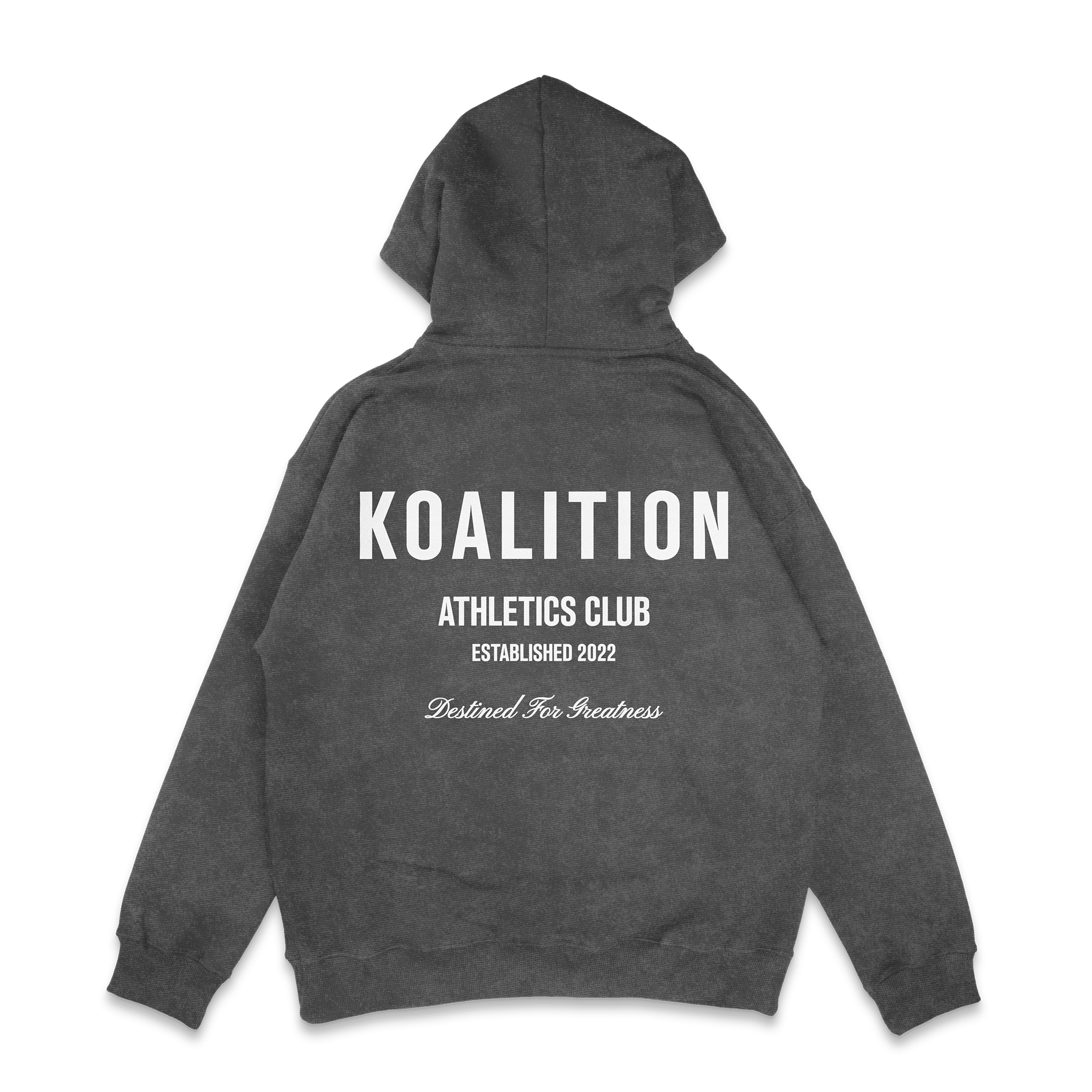Athletics Club Hoodie in Vintage Black