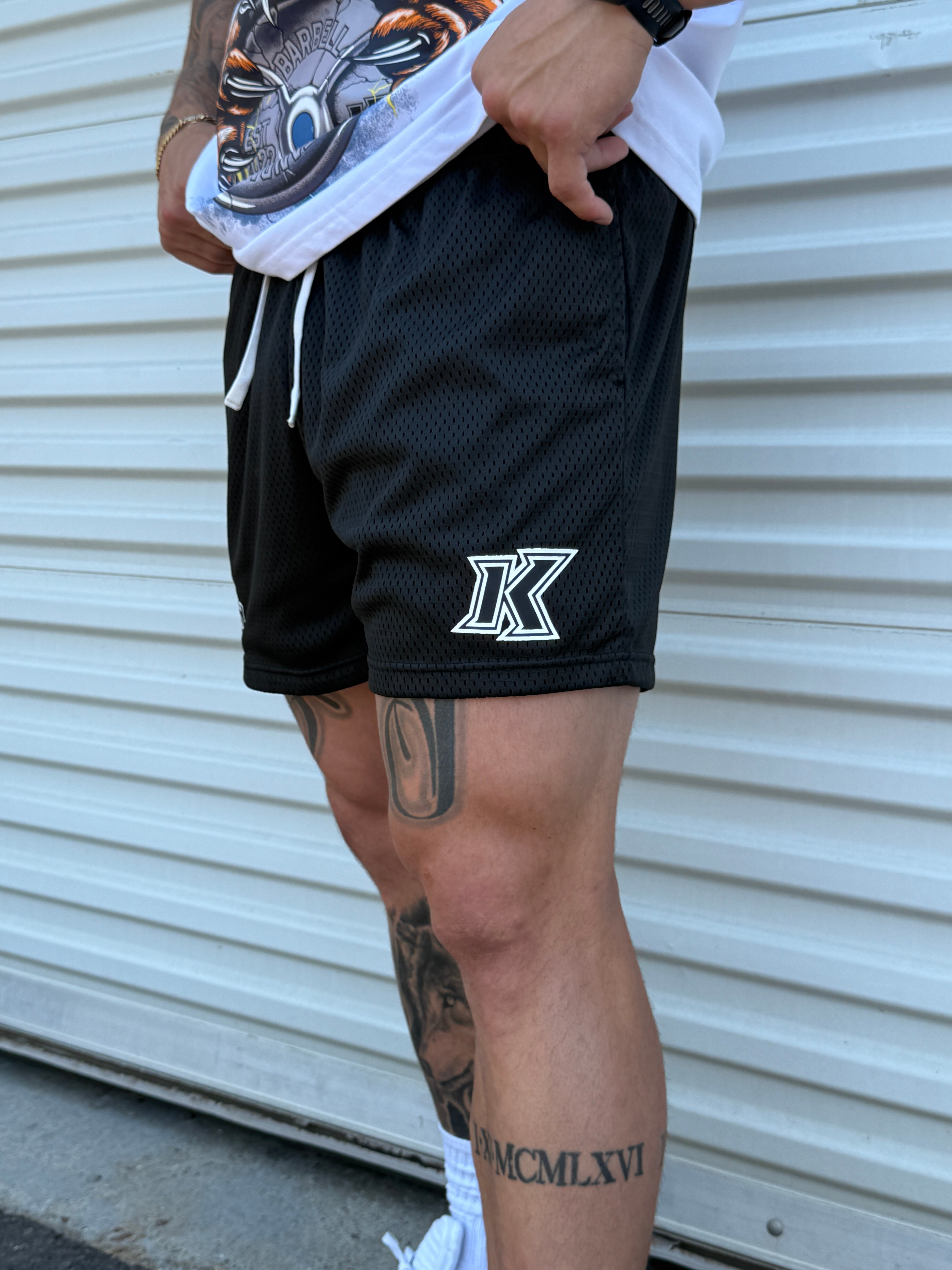 Koalition Mesh Shorts in Black